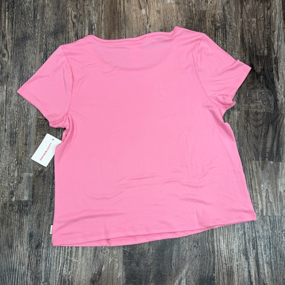 Lucky Brand Women’s Size Small Pink and White Floral Pajama Shorts and T Set - Picture 12 of 12